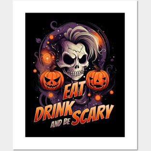 Eat Drink and Be Scary This Halloween Posters and Art